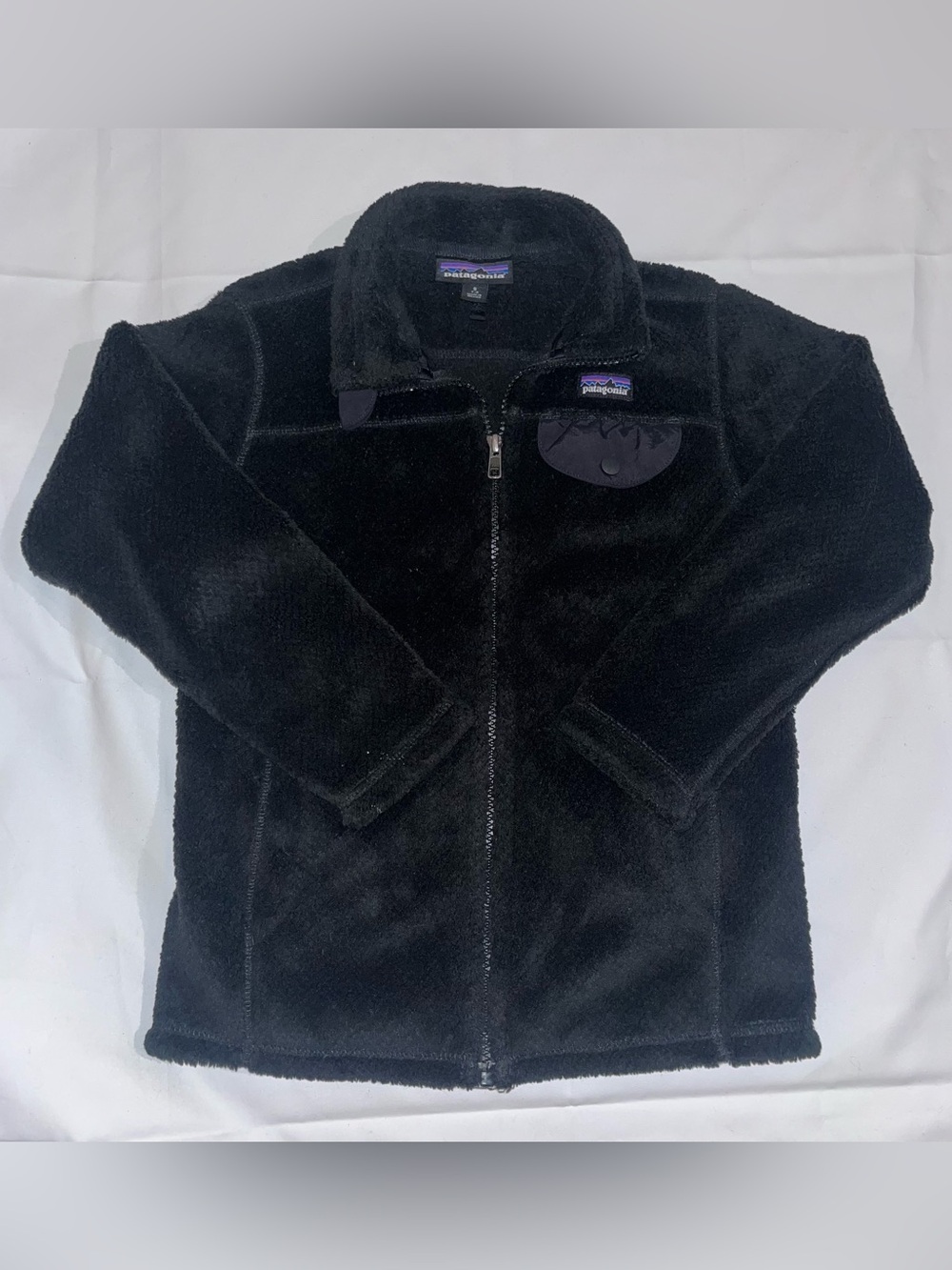 Patagonia Re-Tool Snap-T Fleece Jacket Black Size 7